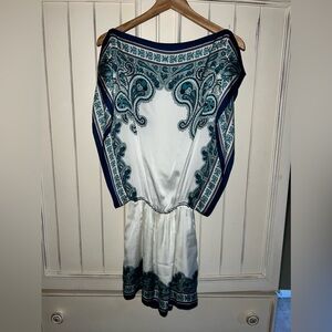 Max Studio Women's Paisley Scarf Mini Dress - Size small